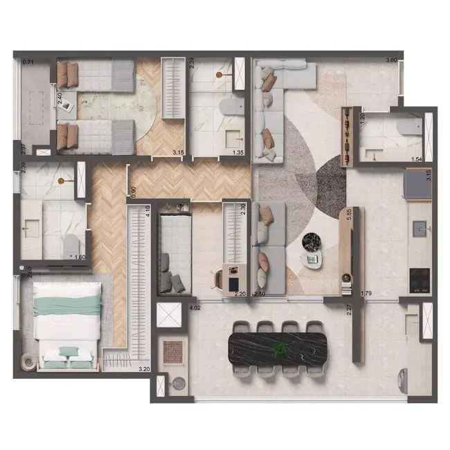 Foto 3 de Apartamento com 2 quartos à venda, 87m2 em Vila Palmeiras, São Paulo - SP