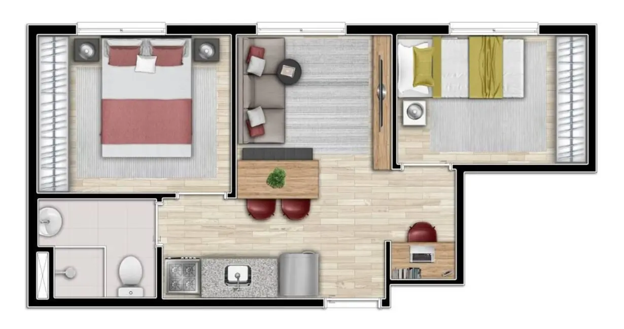 Foto 1 de Apartamento com 1 quarto à venda, 24m2 em Barra Funda, São Paulo - SP