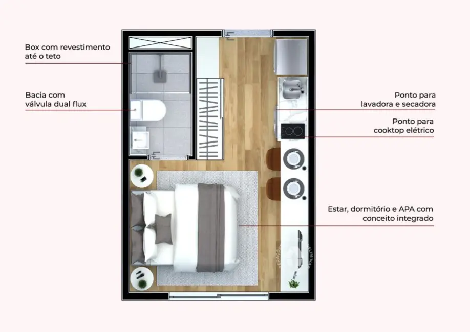 Cobertura com 1 quarto à venda, 87m2 em Santo Amaro, São Paulo - SP - imagem 1 Foto 1 de Cobertura com 1 quarto à venda, 87m2 em Santo Amaro, São Paulo - SP