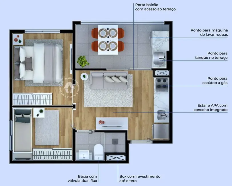 Foto 3 de Apartamento com 2 quartos à venda, 35m2 em Liberdade, São Paulo - SP