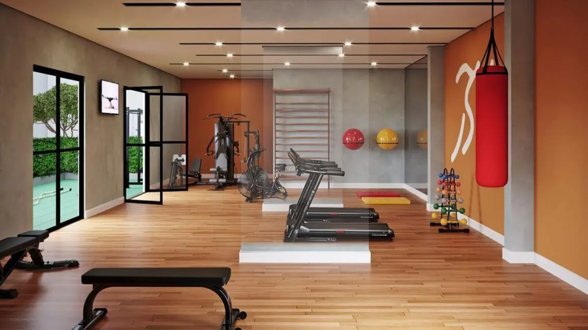 Foto 4 de Apartamento com 2 quartos à venda, 55m2 em Vila Homero Thon, Santo Andre - SP