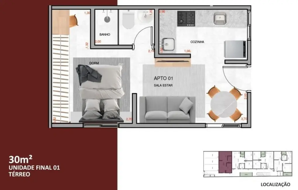 Foto 6 de Kitnet com 1 quarto à venda, 30m2 em Alto da Mooca, São Paulo - SP