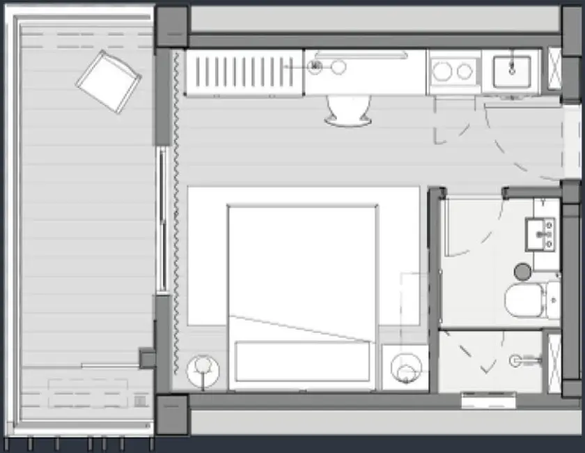 Foto 5 de Kitnet com 1 quarto à venda, 32m2 em Jardim Paulista, São Paulo - SP