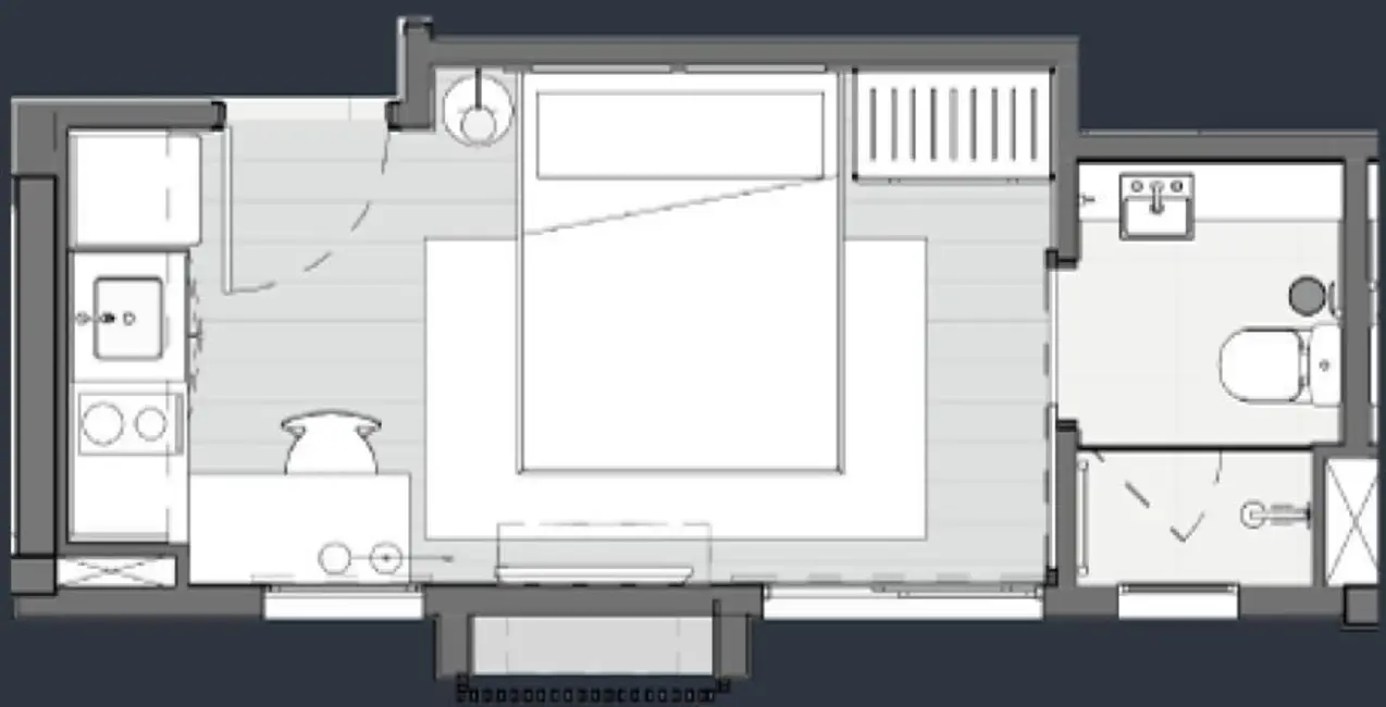 Foto 1 de Kitnet com 1 quarto à venda, 32m2 em Jardim Paulista, São Paulo - SP