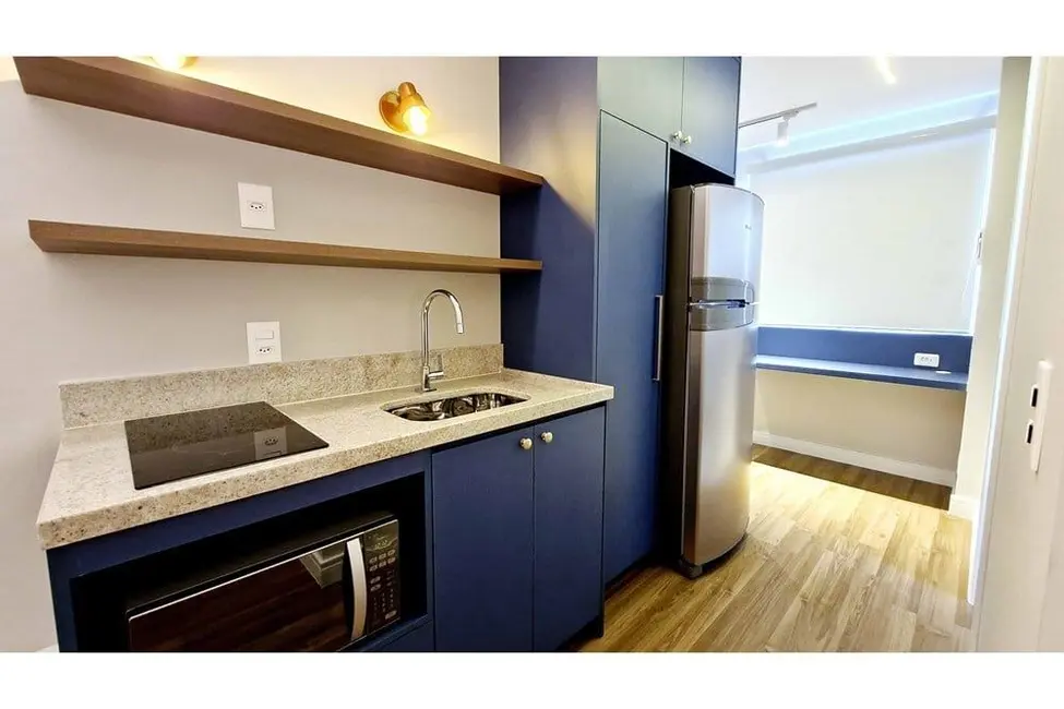 Foto 1 de Kitnet com 1 quarto à venda, 26m2 em Santo Amaro, São Paulo - SP