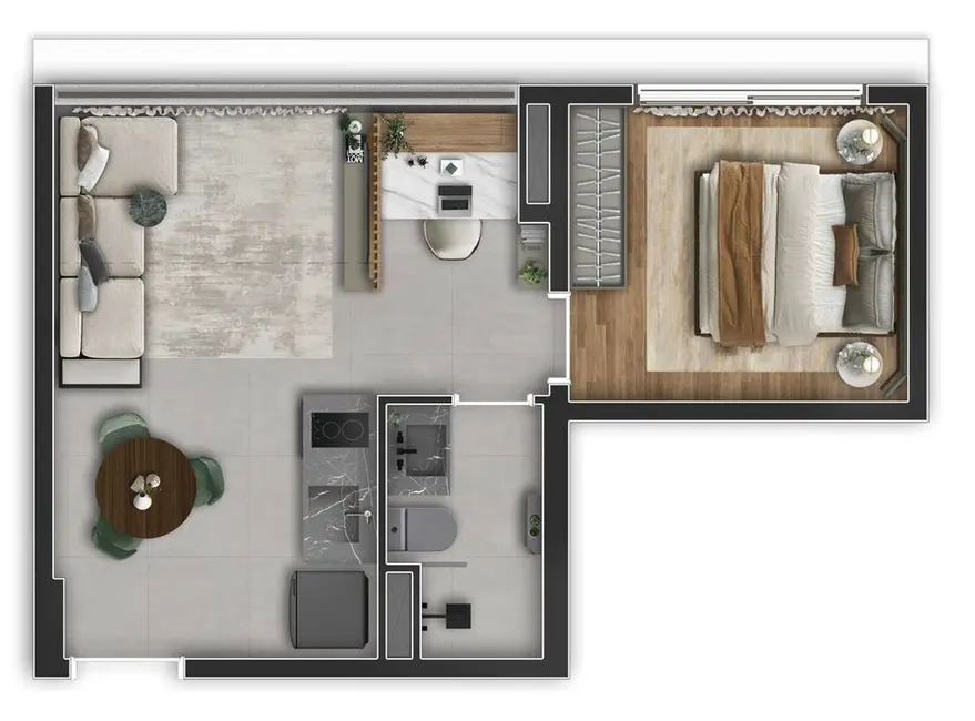 Foto 6 de Apartamento com 1 quarto à venda, 33m2 em Bela Vista, São Paulo - SP