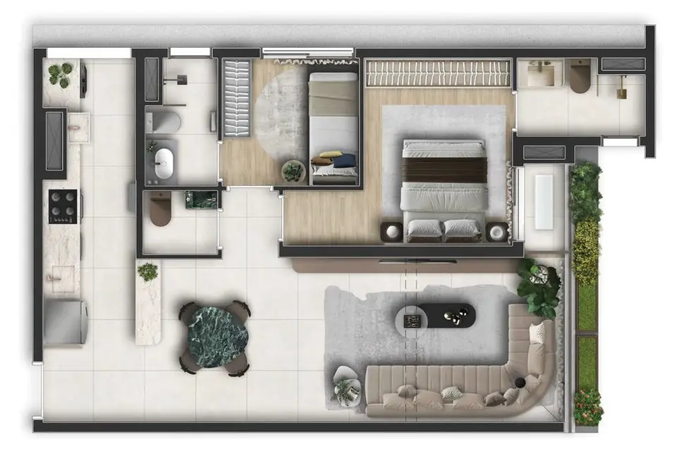 Apartamento com 2 quartos à venda, 95m2 em Bela Vista, São Paulo - SP - imagem 3 Foto 3 de Apartamento com 2 quartos à venda, 95m2 em Bela Vista, São Paulo - SP