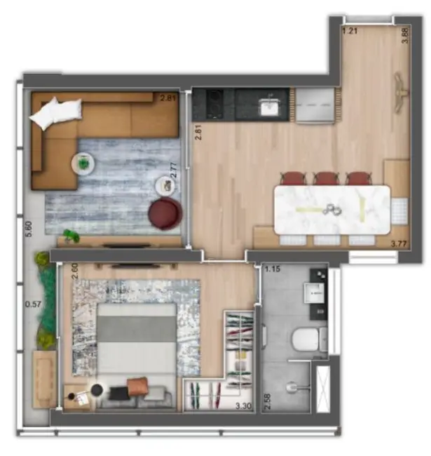 Foto 6 de Apartamento com 1 quarto à venda, 32m2 em Jardim América, São Paulo - SP