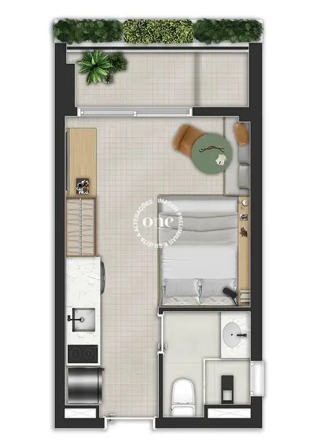 Foto 5 de Kitnet com 1 quarto à venda, 28m2 em Itaim Bibi, São Paulo - SP