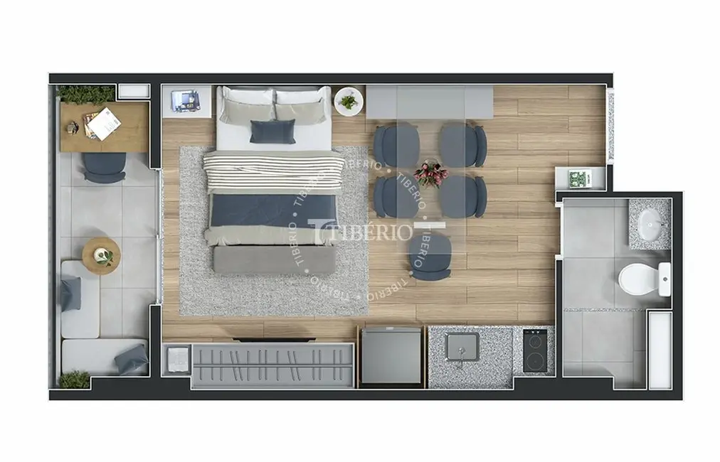 Kitnet com 1 quarto à venda, 34m2 em Mooca, São Paulo - SP - imagem 4 Foto 4 de Kitnet com 1 quarto à venda, 34m2 em Mooca, São Paulo - SP