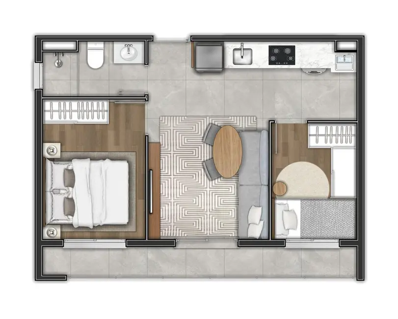 Foto 6 de Apartamento com 3 quartos à venda, 73m2 em Vila Clementino, São Paulo - SP