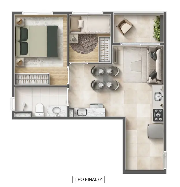 Foto 8 de Apartamento com 1 quarto à venda, 25m2 em Vila Prudente, São Paulo - SP