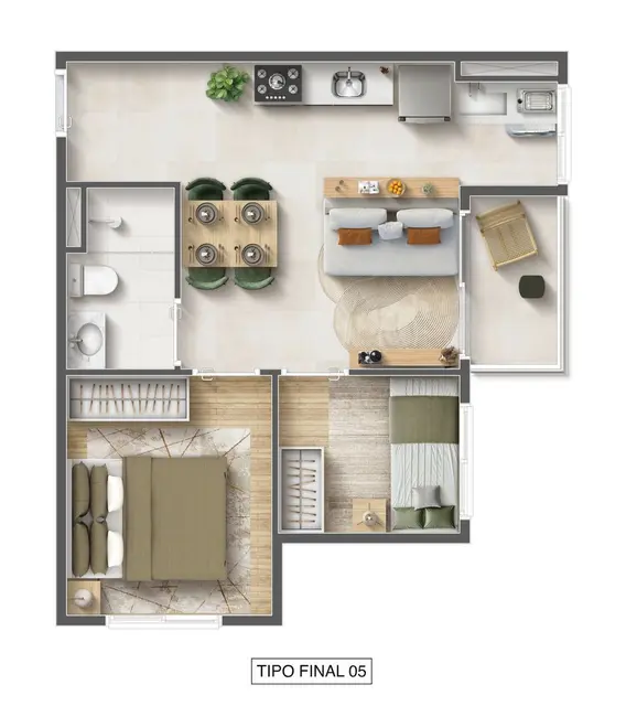 Apartamento com 1 quarto à venda, 29m2 em Vila Prudente, São Paulo - SP - imagem 6 Foto 6 de Apartamento com 1 quarto à venda, 29m2 em Vila Prudente, São Paulo - SP