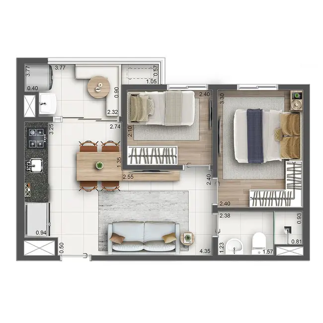 Foto 3 de Cobertura com 3 quartos à venda, 108m2 em Vila Esperança, São Paulo - SP