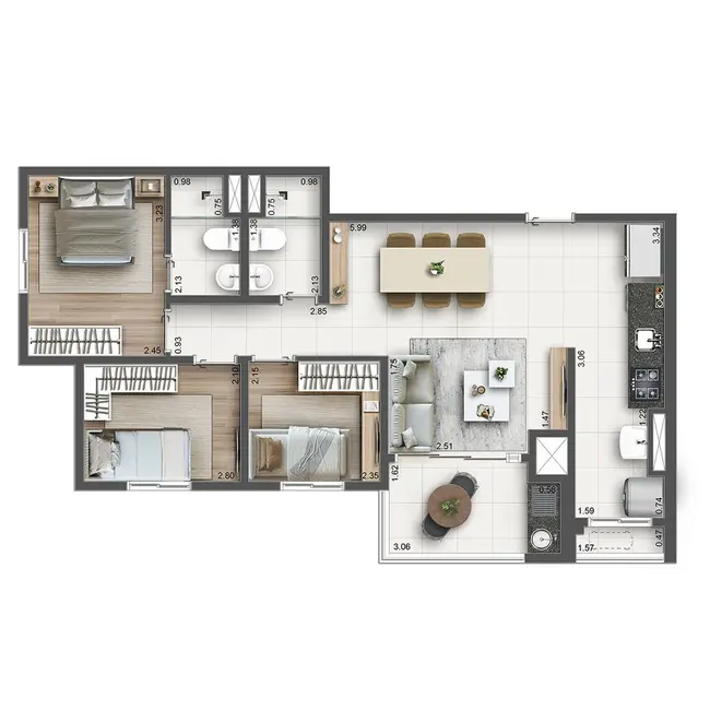 Foto 2 de Cobertura com 3 quartos à venda, 108m2 em Vila Esperança, São Paulo - SP