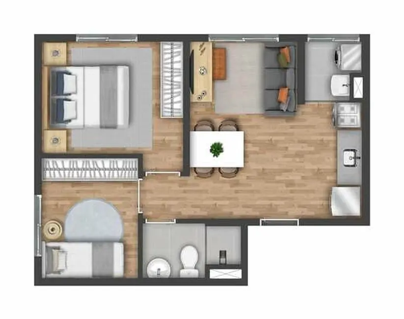 Foto 1 de Apartamento com 2 quartos à venda, 31m2 em São Miguel Paulista, São Paulo - SP