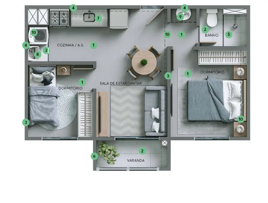 Foto 1 de Apartamento com 2 quartos à venda, 34m2 em Pirituba, São Paulo - SP