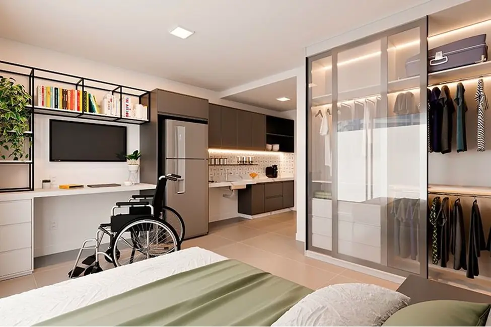 Foto 2 de Kitnet com 1 quarto à venda, 25m2 em Barra Funda, São Paulo - SP