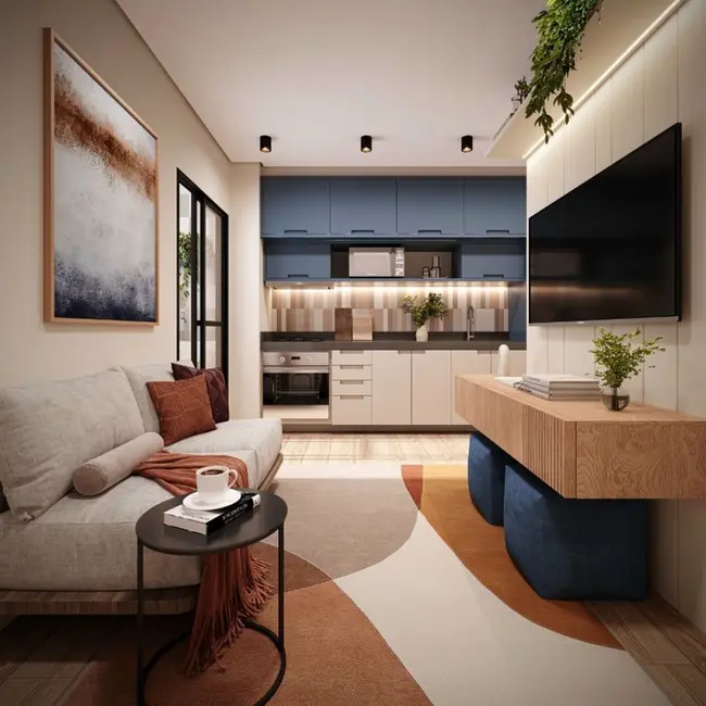 Apartamento com 1 quarto à venda, 29m2 em Tatuapé, São Paulo - SP - imagem 3 Foto 3 de Apartamento com 1 quarto à venda, 29m2 em Tatuapé, São Paulo - SP