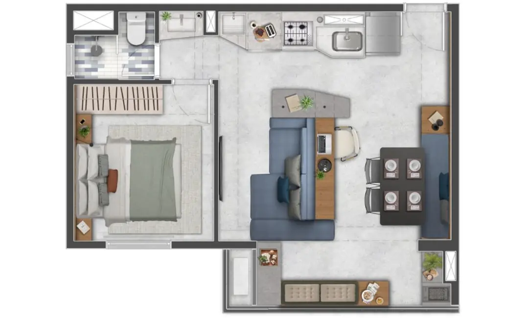 Apartamento com 1 quarto à venda, 29m2 em Tatuapé, São Paulo - SP - imagem 1 Foto 1 de Apartamento com 1 quarto à venda, 29m2 em Tatuapé, São Paulo - SP