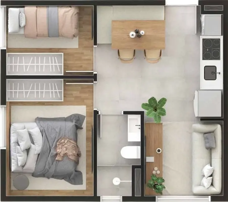 Apartamento com 2 quartos à venda, 34m2 em Santo Amaro, São Paulo - SP - imagem 1 Foto 1 de Apartamento com 2 quartos à venda, 34m2 em Santo Amaro, São Paulo - SP
