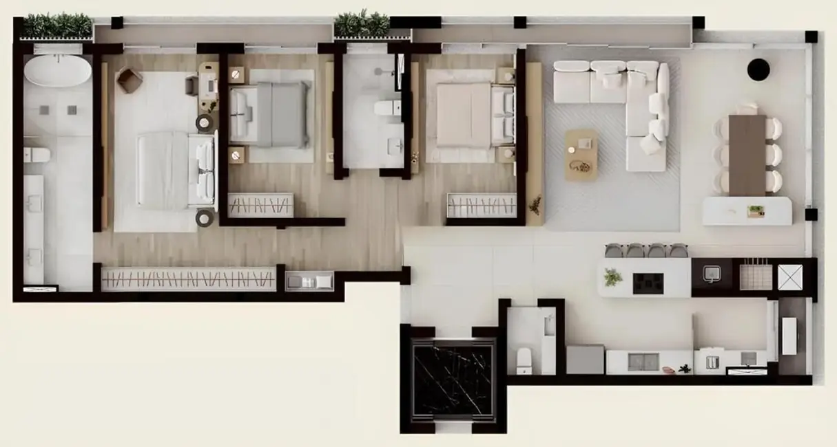 Foto 6 de Apartamento com 4 quartos à venda, 211m2 em Morumbi, São Paulo - SP