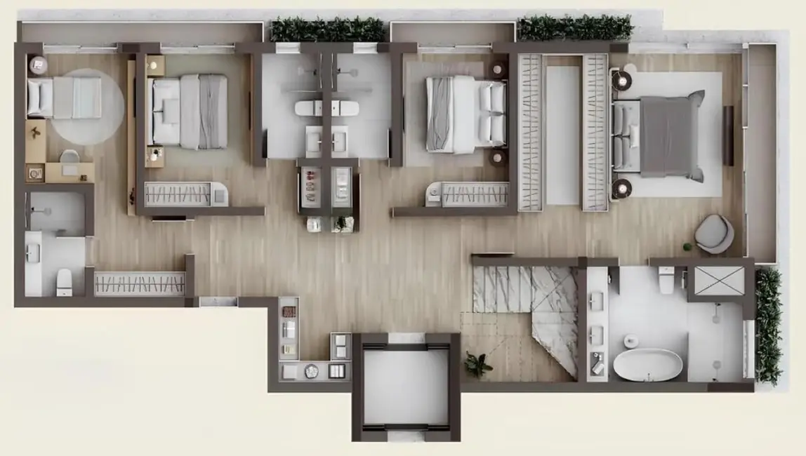 Foto 1 de Apartamento com 4 quartos à venda, 211m2 em Morumbi, São Paulo - SP