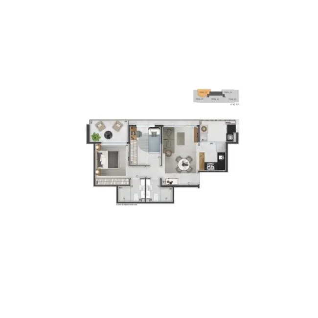 Apartamento com 3 quartos à venda, 93m2 em Jardim Paulista, São Paulo - SP - imagem 2 Foto 2 de Apartamento com 3 quartos à venda, 93m2 em Jardim Paulista, São Paulo - SP