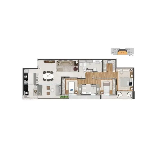 Apartamento com 3 quartos à venda, 93m2 em Jardim Paulista, São Paulo - SP - imagem 3 Foto 3 de Apartamento com 3 quartos à venda, 93m2 em Jardim Paulista, São Paulo - SP