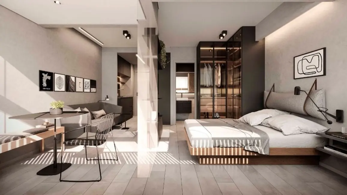 Apartamento com 1 quarto à venda, 24m2 em Bela Vista, São Paulo - SP - imagem 5 Foto 5 de Apartamento com 1 quarto à venda, 24m2 em Bela Vista, São Paulo - SP