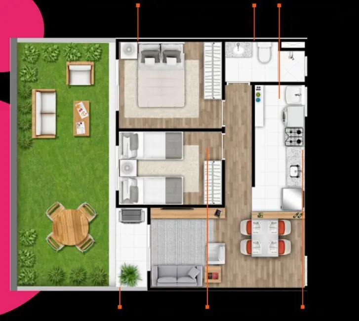 Foto 2 de Apartamento com 2 quartos à venda, 41m2 em Jardim García, Campinas - SP