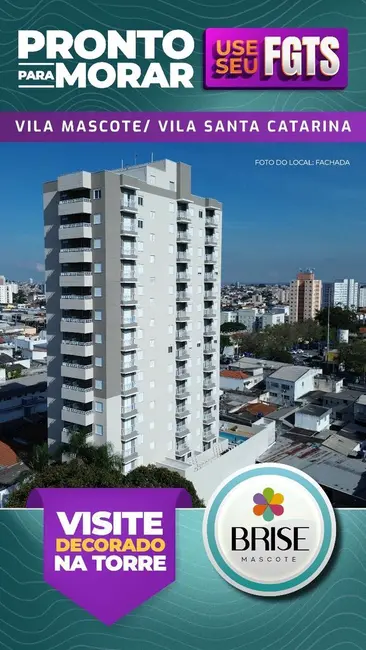 Apartamento com 2 quartos à venda, 36m2 em Vila Santa Catarina, São Paulo - SP - imagem 1 Foto 1 de Apartamento com 2 quartos à venda, 36m2 em Vila Santa Catarina, São Paulo - SP