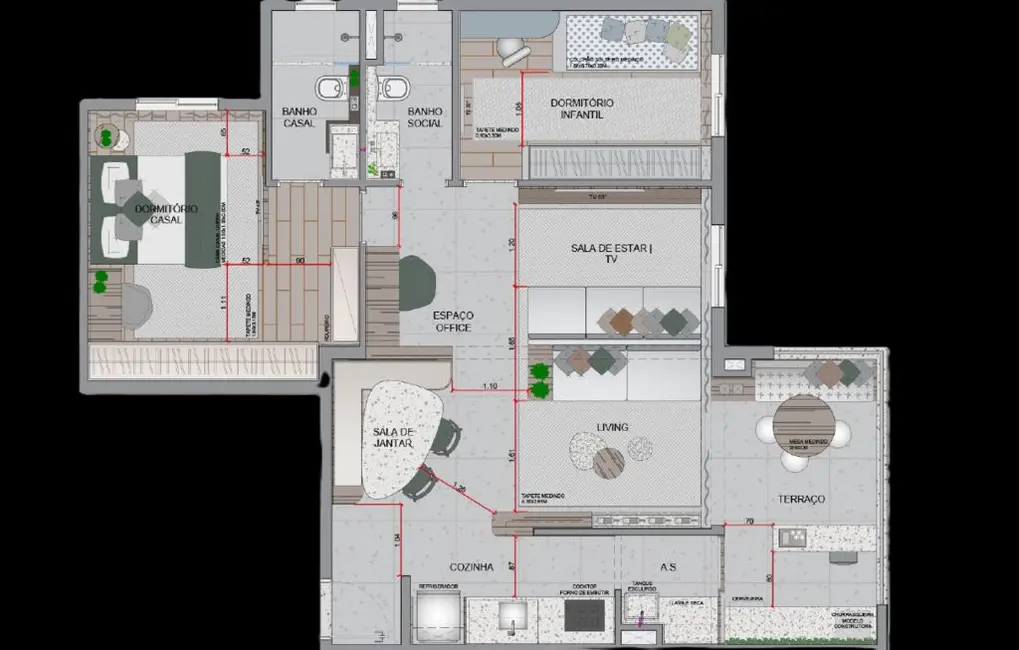 Foto 3 de Apartamento com 3 quartos à venda, 81m2 em Santa Paula, Sao Caetano Do Sul - SP