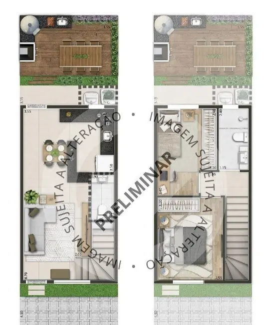 Casa de Condomínio com 2 quartos à venda, 62m2 em Jardim Santa Inês, Suzano - SP - imagem 6 Foto 6 de Casa de Condomínio com 2 quartos à venda, 62m2 em Jardim Santa Inês, Suzano - SP