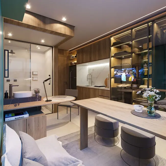 Foto 3 de Kitnet com 1 quarto à venda, 20m2 em Vila Romana, São Paulo - SP