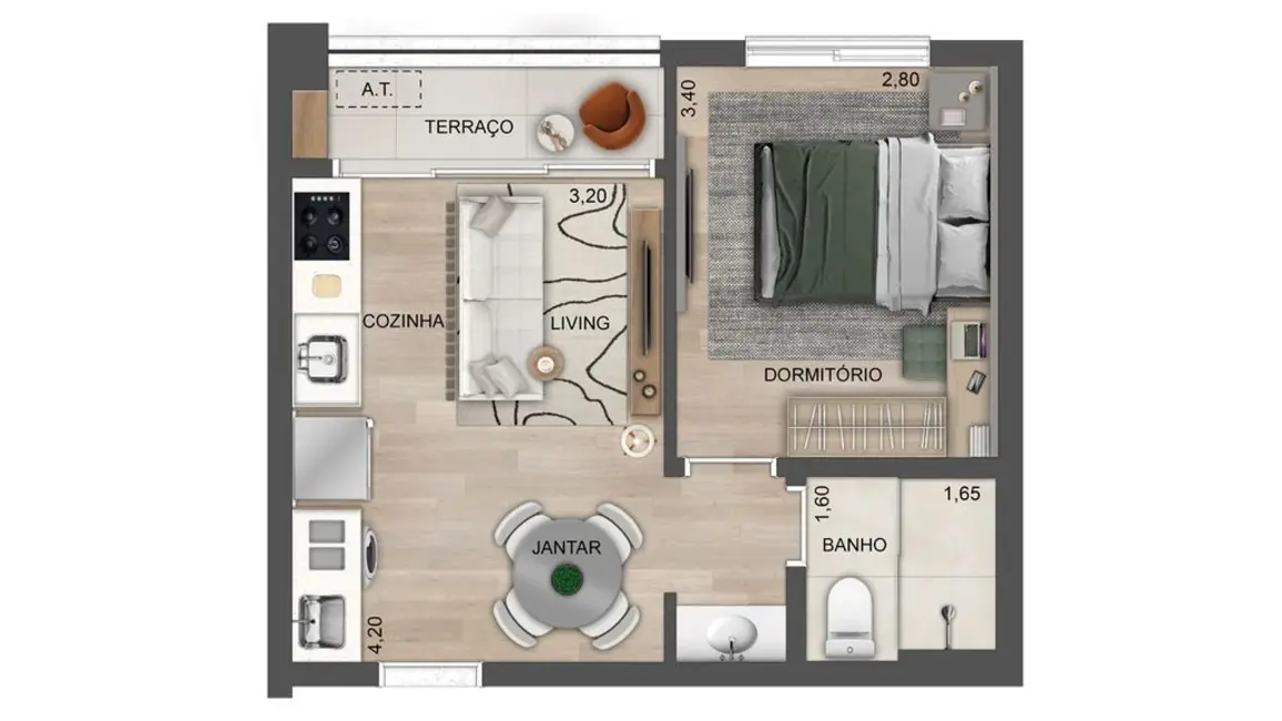Cobertura com 2 quartos à venda, 122m2 em Sumarezinho, São Paulo - SP - imagem 5 Foto 5 de Cobertura com 2 quartos à venda, 122m2 em Sumarezinho, São Paulo - SP