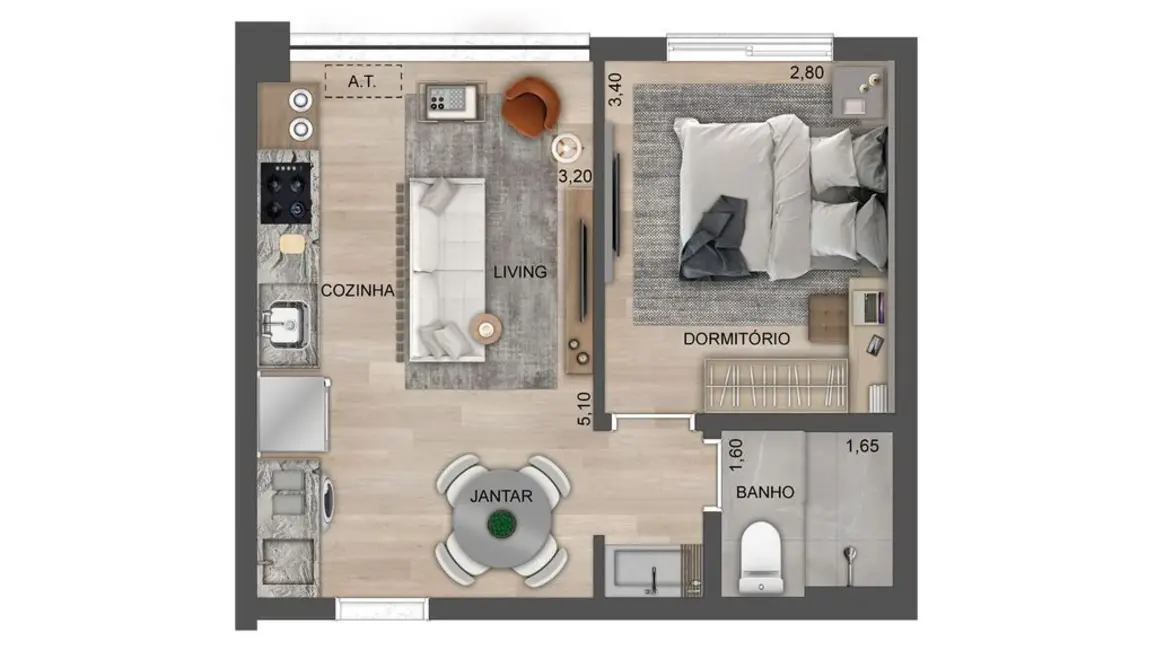 Cobertura com 2 quartos à venda, 122m2 em Sumarezinho, São Paulo - SP - imagem 3 Foto 3 de Cobertura com 2 quartos à venda, 122m2 em Sumarezinho, São Paulo - SP