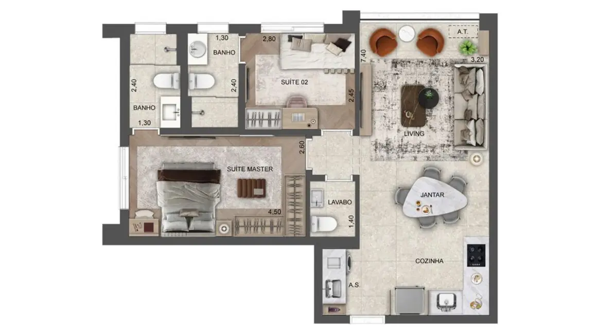 Cobertura com 2 quartos à venda, 122m2 em Sumarezinho, São Paulo - SP - imagem 7 Foto 7 de Cobertura com 2 quartos à venda, 122m2 em Sumarezinho, São Paulo - SP
