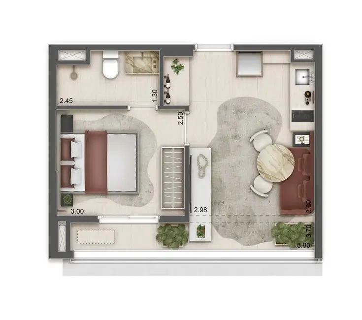 Kitnet com 1 quarto à venda, 23m2 em Indianópolis, São Paulo - SP - imagem 1 Foto 1 de Kitnet com 1 quarto à venda, 23m2 em Indianópolis, São Paulo - SP