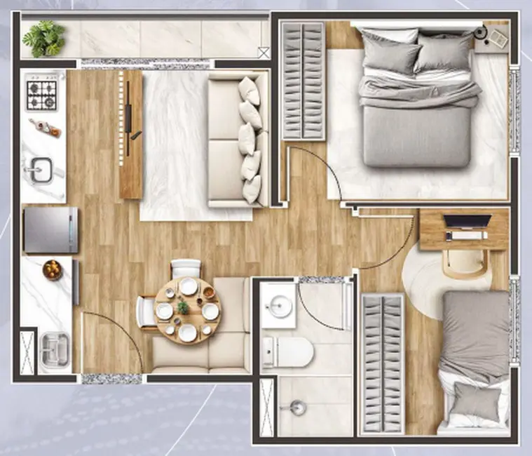 Apartamento com 2 quartos à venda, 36m2 em Parada XV de Novembro, São Paulo - SP - imagem 5 Foto 5 de Apartamento com 2 quartos à venda, 36m2 em Parada XV de Novembro, São Paulo - SP