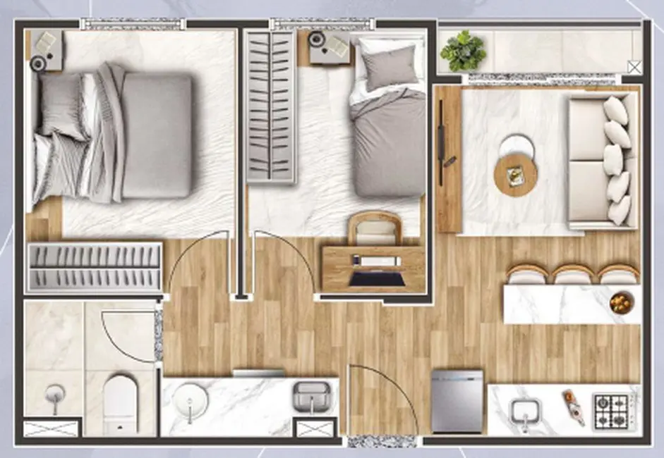 Apartamento com 2 quartos à venda, 36m2 em Parada XV de Novembro, São Paulo - SP - imagem 1 Foto 1 de Apartamento com 2 quartos à venda, 36m2 em Parada XV de Novembro, São Paulo - SP