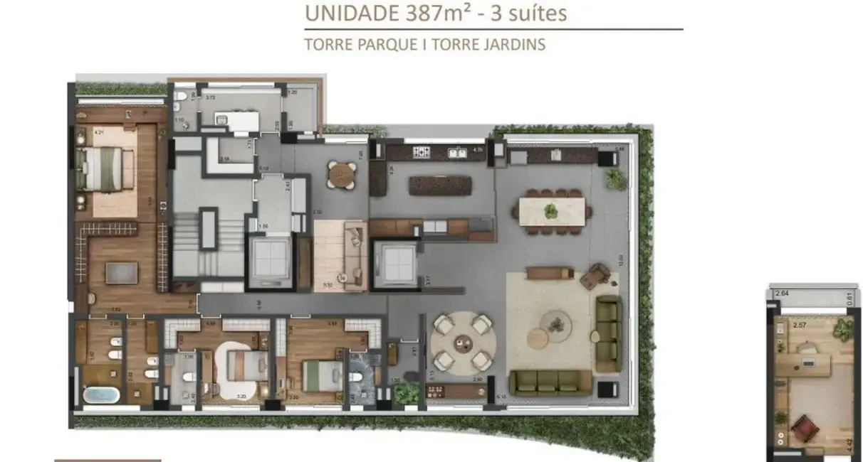 Apartamento com 4 quartos à venda, 300m2 em Jardim Paulista, São Paulo - SP - imagem 4 Foto 4 de Apartamento com 4 quartos à venda, 300m2 em Jardim Paulista, São Paulo - SP