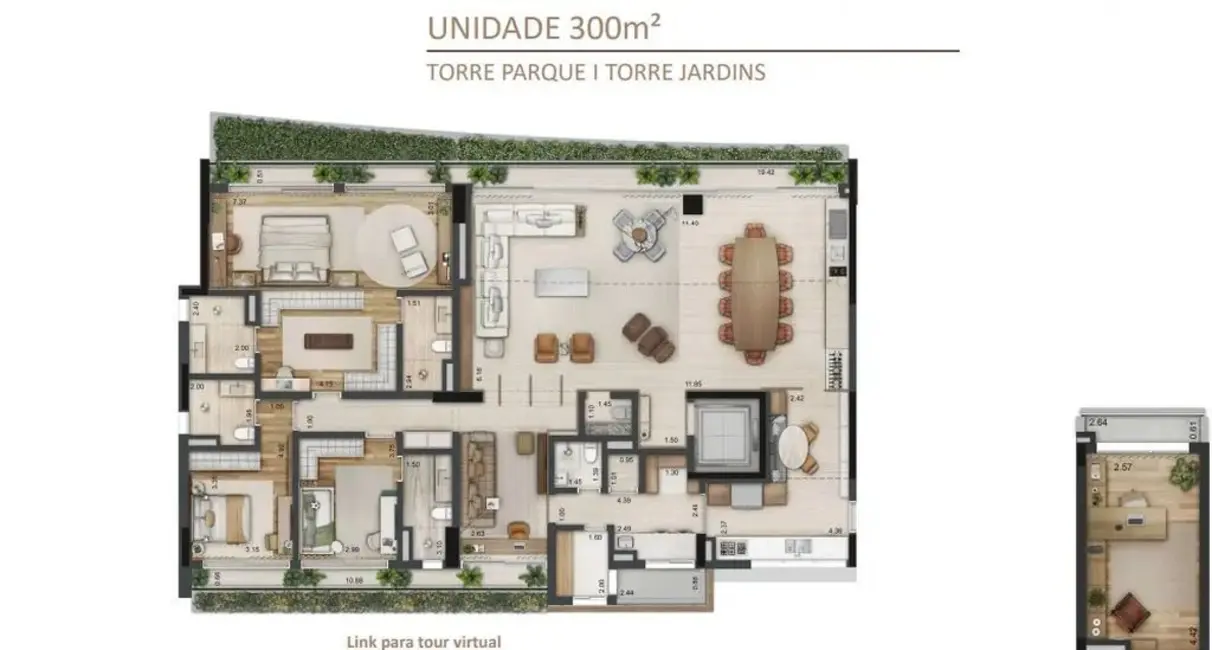 Apartamento com 4 quartos à venda, 300m2 em Jardim Paulista, São Paulo - SP - imagem 2 Foto 2 de Apartamento com 4 quartos à venda, 300m2 em Jardim Paulista, São Paulo - SP