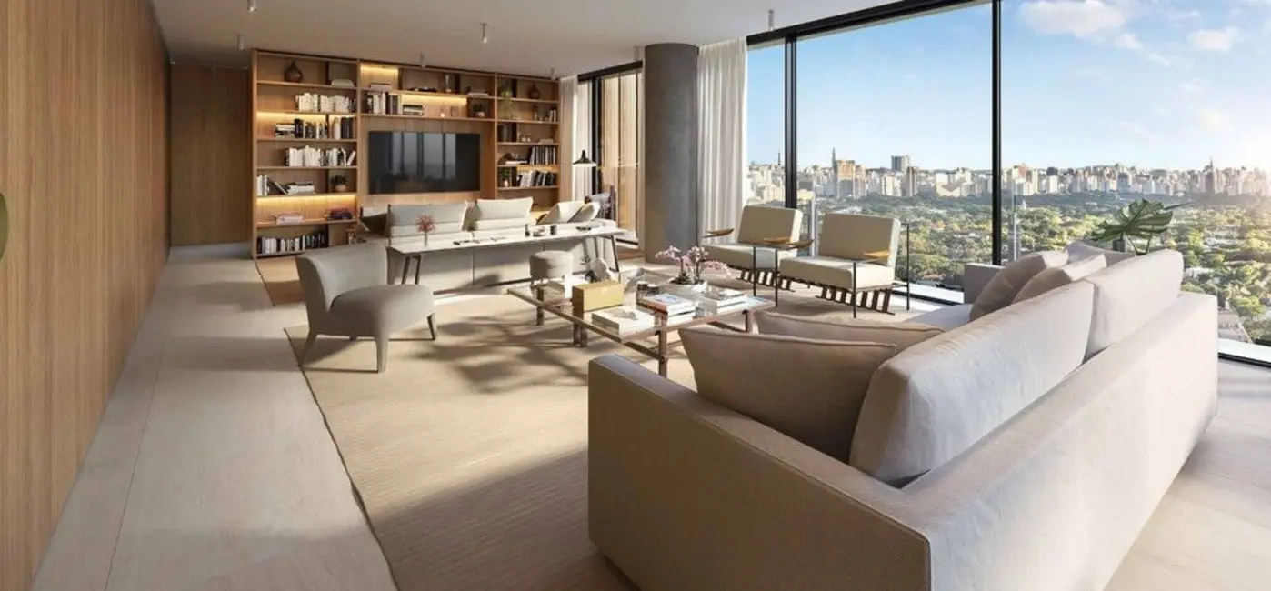 Apartamento com 3 quartos à venda, 183m2 em Vila Nova Conceição, São Paulo - SP - imagem 5 Foto 5 de Apartamento com 3 quartos à venda, 183m2 em Vila Nova Conceição, São Paulo - SP