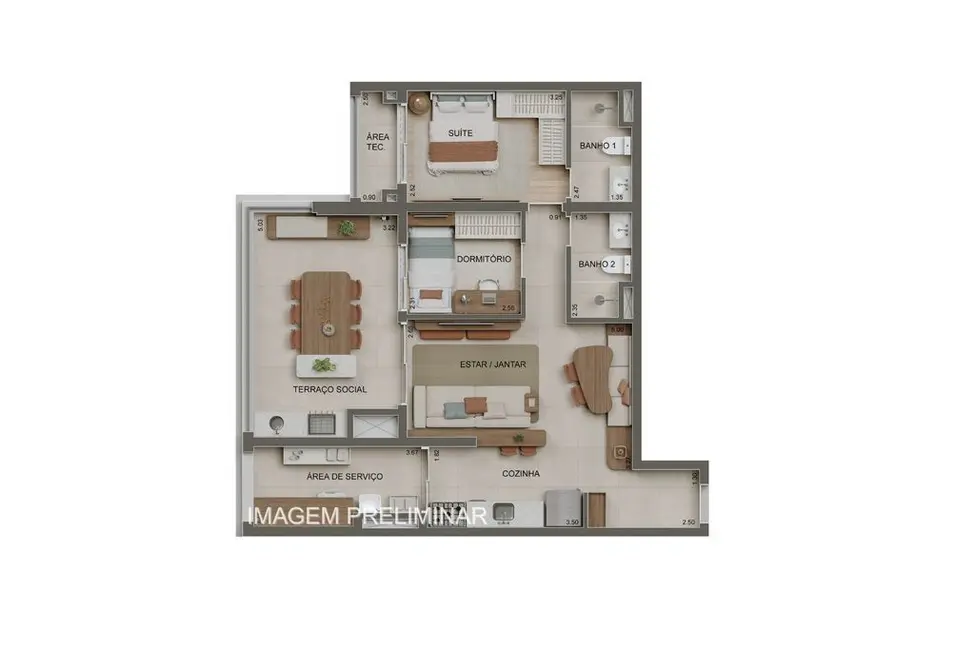 Foto 9 de Apartamento com 2 quartos à venda, 83m2 em Vila Zilda (Tatuapé), São Paulo - SP