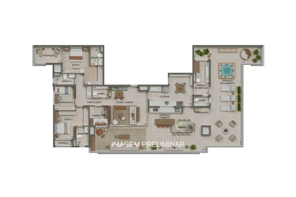 Cobertura com 4 quartos à venda, 331m2 em Vila Zilda (Tatuapé), São Paulo - SP - imagem 8 Foto 8 de Cobertura com 4 quartos à venda, 331m2 em Vila Zilda (Tatuapé), São Paulo - SP