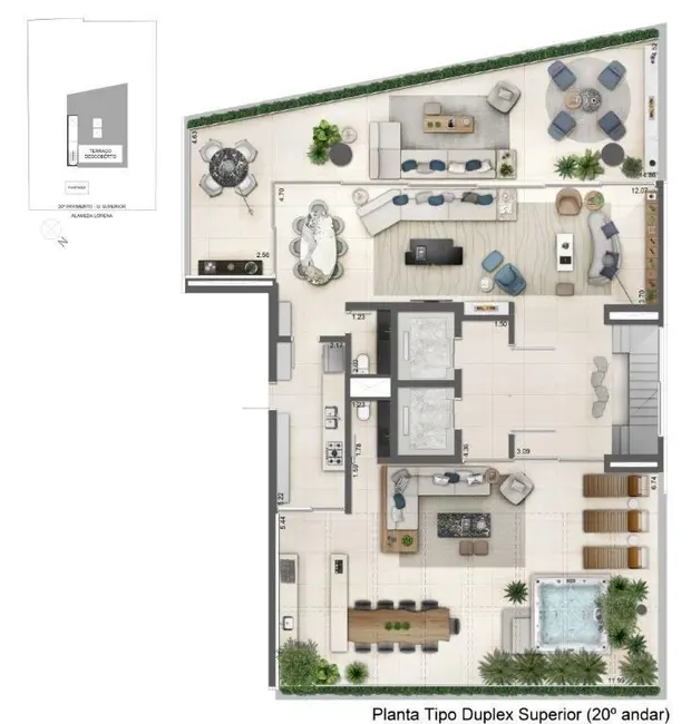 Apartamento com 4 quartos à venda, 585m2 em Jardim Paulista, São Paulo - SP - imagem 2 Foto 2 de Apartamento com 4 quartos à venda, 585m2 em Jardim Paulista, São Paulo - SP