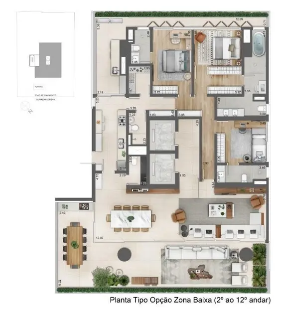 Apartamento com 4 quartos à venda, 585m2 em Jardim Paulista, São Paulo - SP - imagem 1 Foto 1 de Apartamento com 4 quartos à venda, 585m2 em Jardim Paulista, São Paulo - SP