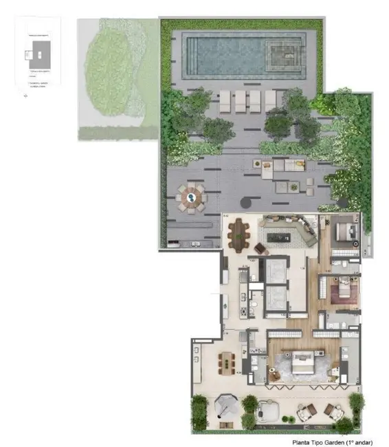 Apartamento com 4 quartos à venda, 585m2 em Jardim Paulista, São Paulo - SP - imagem 5 Foto 5 de Apartamento com 4 quartos à venda, 585m2 em Jardim Paulista, São Paulo - SP