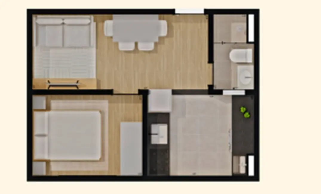 Apartamento com 1 quarto à venda, 27m2 em Vila Formosa, São Paulo - SP - imagem 4 Foto 4 de Apartamento com 1 quarto à venda, 27m2 em Vila Formosa, São Paulo - SP